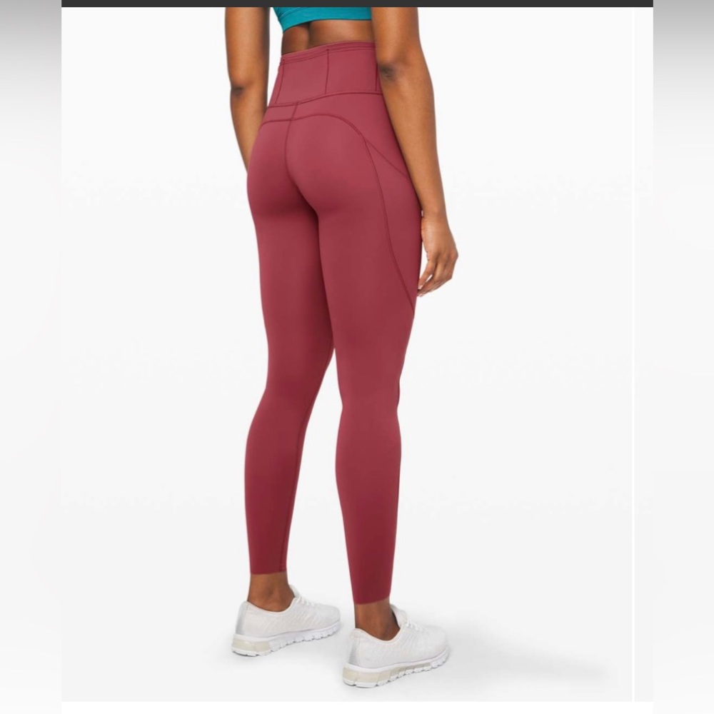 Lululemon Fast and Free Tight 28" *Non-Reflective Chianti